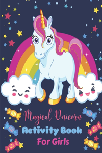 Magical Unicorn Activity Book for Girls