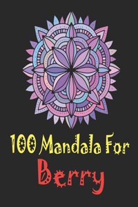 100 Mandala for Berry