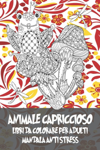 Libri da colorare per adulti - Mandala Anti stress - Animale capriccioso