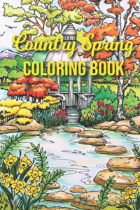 Country Spring Coloring Book
