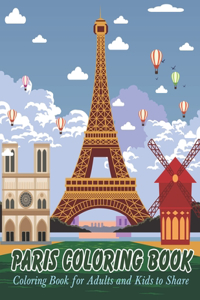 paris coloring book