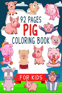 Pig Coloring Book For Kids