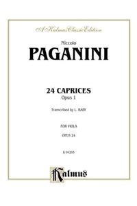 24 CAPRICES OP 1 VIOLA