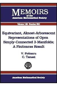 Equivariant, Almost-arborescent Representations of Open Simply-connected 3-manifolds