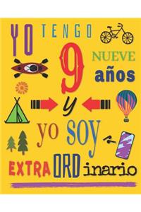 Yo tengo 9 nueve años y yo soy extraordinario