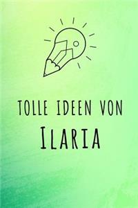 Tolle Ideen von Ilaria: Kariertes Notizbuch mit 5x5 Karomuster für deinen Vornamen