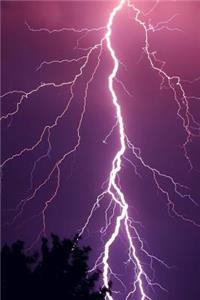 Lightning Fills the Night Sky Journal
