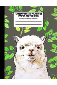 Handwriting Practice Paper Notebook Primary Composition Notebook