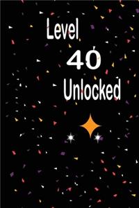 Level 40 unlocked