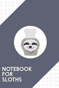Notebook for sloths