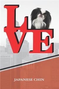 Japanese Chin: Dog Love Park Weekly Planner Notebook Book Is 120 Pages 6x9