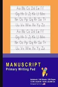 Manuscript Primary Writing Pad