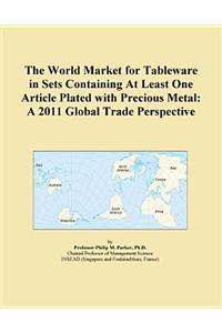 The World Market for Tableware in Sets Containing at Least One Article Plated with Precious Metal