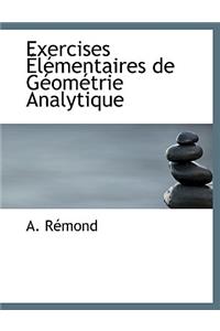 Exercises L Mentaires de G Om Trie Analytique