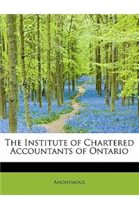 The Institute of Chartered Accountants of Ontario