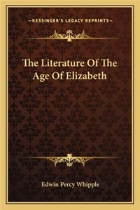 Literature of the Age of Elizabeth