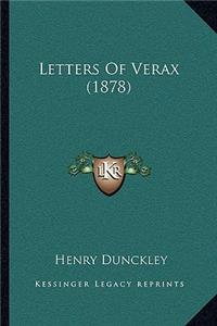 Letters of Verax (1878)