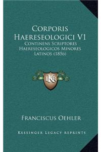Corporis Haereseologici V1