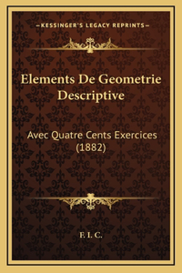 Elements De Geometrie Descriptive