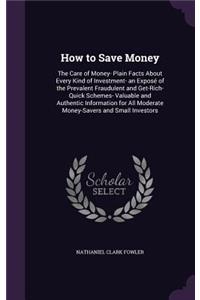 How to Save Money