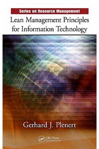 Lean Management Principles for Information Technology