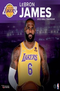 Los Angeles Lakers Lebron James 2023 12x12 Player Wall Calendar