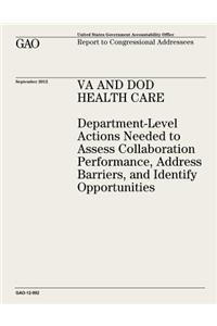 VA and DOD Health Care