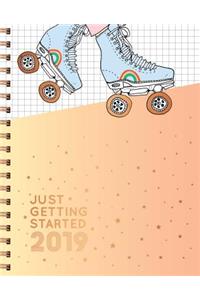 Just Getting Started 17-Month Large Planner 2019