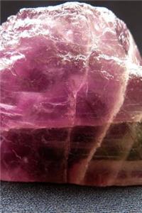 Pink Fluorite Crystal Gemstone Journal