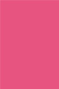 Journal Dark Pink Color Simple Plain Pink