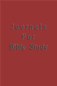 Journals For Bible Study