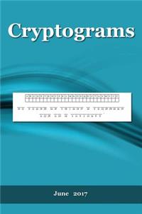 Cryptograms: June 2017