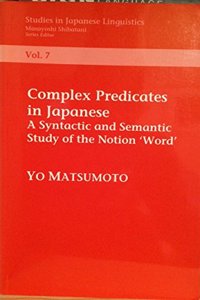 Complex Predicates in Japanese