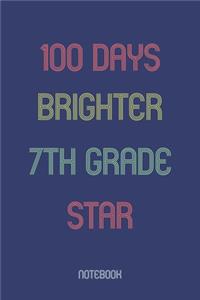 100 Days Brighter 7th Grade Star