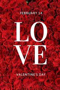 Valentine's Day notebook