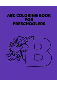 ABC Coloring Book For Preschoolers