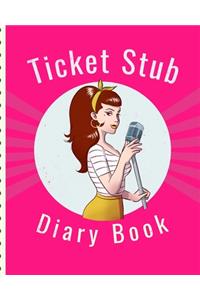 Ticket Stub Diary Book