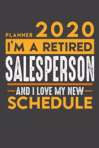 Planner 2020 for retired SALES PERSON