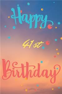 Happy 41st Birthday