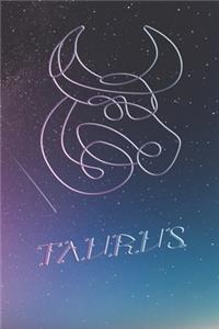 Zodiac Sign Notebook Taurus