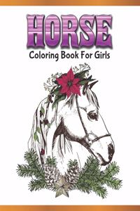 Horse Coloring Book For Girls
