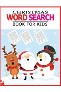 Christmas Word Search Book for Kids