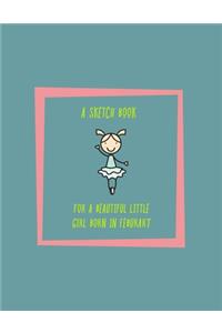 Sketch Book for a Beautiful Little Girl Born in Feburary