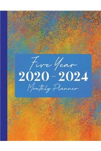 2020-2024 Five Year Monthly Planner