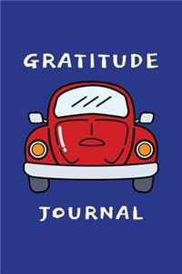 Red Car Gratitude And Affirmation Journal For Kids