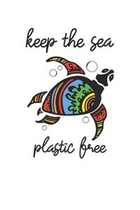 Keep The Sea Plastic Free Ban Plastic Turtle
