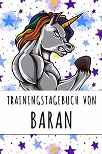 Trainingstagebuch von Baran