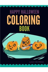 Happy Halloween Coloring Book