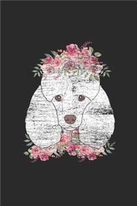 Poodle With Flowers
