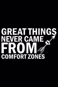 Great Things Never Came From Comfort Zones
